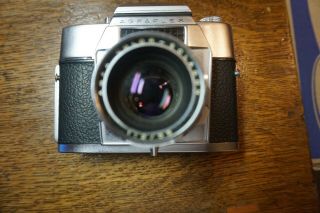 RARE Vintage Agfaflex Camera with Agfa Color SOLAGON LENS 1:2 55mm MODEL V 3