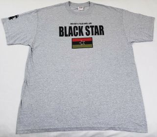 Vintage 1998 Black Star Promo T - Shirt Sz Xl Mos Def Talib Kweli 90s Hip Hop Rap