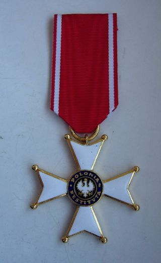 Polish Poland Wwii Order Of Polonia Restituta 1918,  Current Type