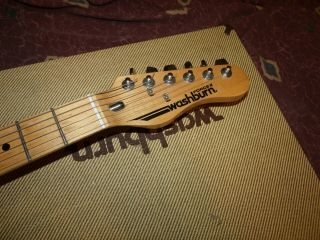 Vintage 1984 Washburn Force 2 electric guitar Matsumoku Japan EXC w/orig case 4