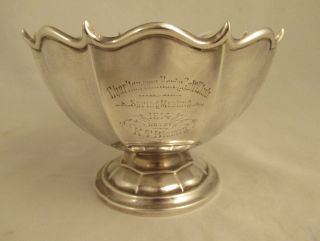 1914 Chorlton - Cum - Hardy Golf Club Sterling Silver Golf Trophy