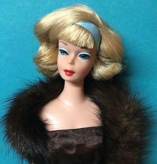 Yes it ' s Vintage American Girl Ash Blonde Side Part Barbie Doll byApril 4