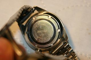 Vintage Seiko World Time Automatic GMT Men ' s Watch 6117 - 6010 7