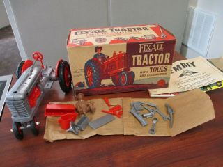 Vintage Marx Fix - All Tractor Tools & Accessories Box