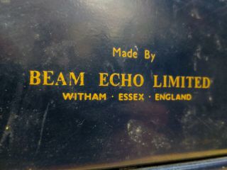 Vintage Echo Beam Limited Avantic DL7 - 35 RARE Tube Amp Mullard Monoblock UK 8