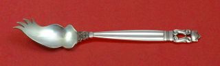 Acorn By Georg Jensen Sterling Silver Pate Knife Custom Made 6 "