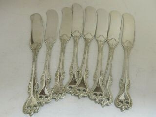 8 Piece Towle Old Colonial Sterling Butter Spreader 5 - 3/4 " No Monogram