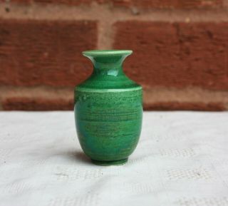 19th Century Chinese Green Glazed Monochrome Vase