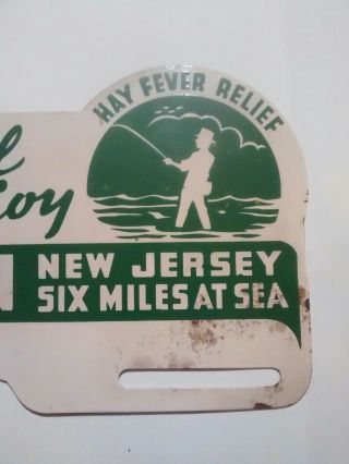 Vintage License Plate Topper Beach Haven Jersey Jersey Shore 3