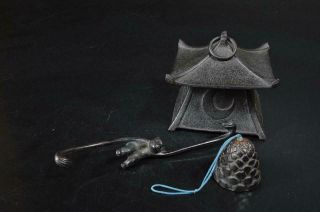 S8656: Japanese Iron House - Shaped Summer Items Eleganceiron Fuurin/wind Bell