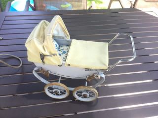 Vintage French Baby Doll Carriage Made By France By Red