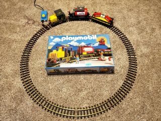 Playmobil 4024 G scale Train Set Freight - Retired - Vintage Rare Fully 3