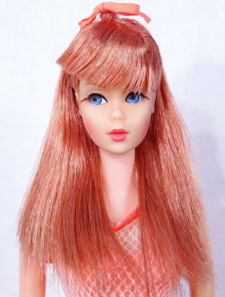 SPECTACULAR Vintage Redhead Twist ' N Turn Barbie Doll 2