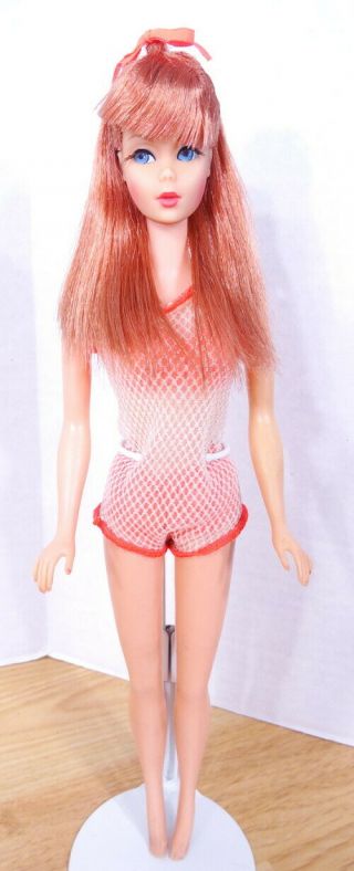 SPECTACULAR Vintage Redhead Twist ' N Turn Barbie Doll 3