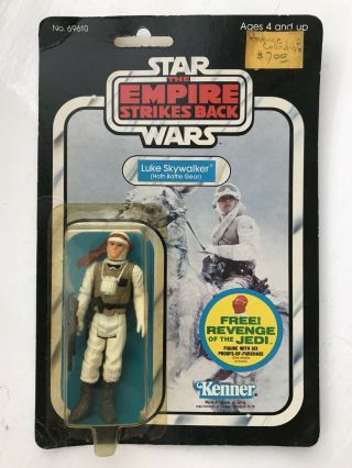 Kenner Star Wars Luke Skywalker Hoth Empire Strikes Back Moc Vintage