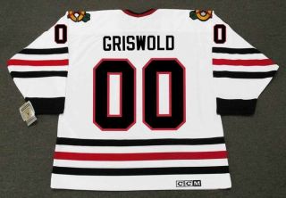 Clark Griswold Christmas Vacation Chicago Blackhawks Ccm Vintage Hockey Jersey