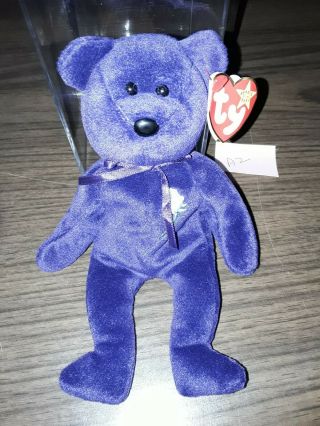 Ultra Rare Princess Diana Ty Beanie Baby P V C Made In Indonesia Version