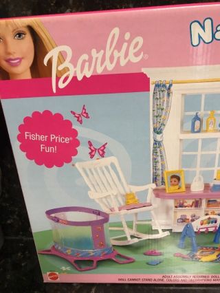 Barbie Doll Nap N Play Nursery Playset Happy Family MATTEL Fisher Price Last One 2