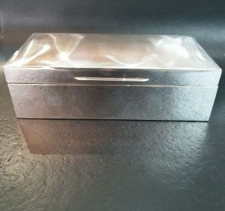 Solid Silver Cigar Box,  Asprey,  London 1937