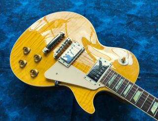 2000 USA Gibson Les Paul Classic Plus,  Rare Flamey Lemonburst,  Vintage 1960 RI 2