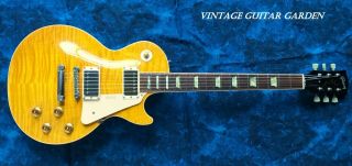 2000 USA Gibson Les Paul Classic Plus,  Rare Flamey Lemonburst,  Vintage 1960 RI 3