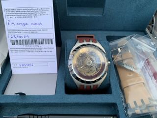 RARE SWATCH FLYMAGIC RED SURPRISE - LIMITED EDITION - 055/500 - YHS101S 3