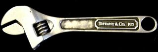 Vintage Sterling Silver Adjustable Wrench Pendant Marked Tiffany And Co 925
