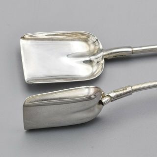 Tiffany & Co.  Sterling Silver Iced Tea Shovel Spoon Stirrer Straw Set of 2 25.  3G 5