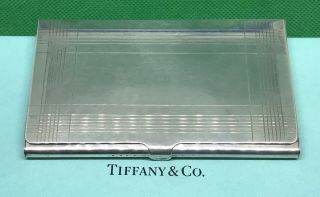 Tiffany & Co.  Sterling Silver.  925 Pocket Business Card Holder 56.  5 Grams