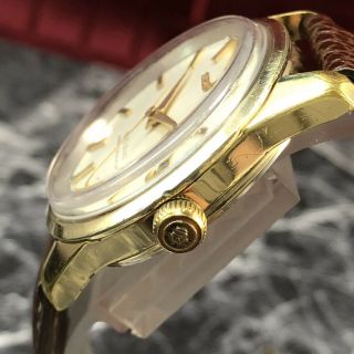 KING SEIKO 4402 - 8000 25J Hand - Winding 1960 ' s Gold Medallion Men ' s Date SS Watch 4