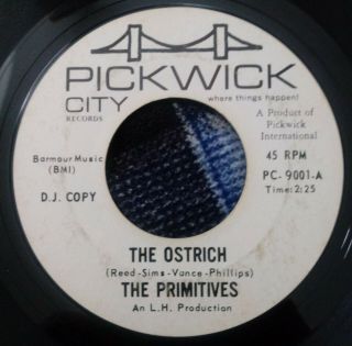 The Primitives " The Ostrich " Pickwick City Lou Reed Velvet Underground Rare