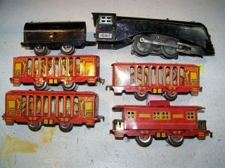 15,  Hoge made in 1935 circus car set,  I year only,  rare,  very good 2