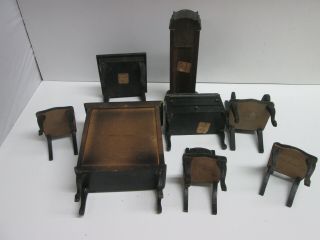 Vintage RARE Antique Miniature Dollhouse Furniture FAO Schwarz Made in Germany 5
