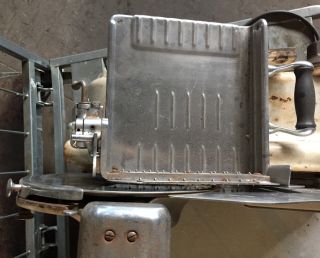 VINTAGE ANTIQUE BERKEL U.  S.  SLICING MACHINE MEAT CHEESE SLICER DELI 