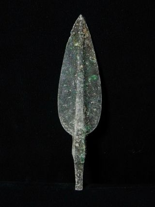 Zurqieh - Over 3000 Years Old Bronze Long Arrow Head - 1200 B.  C,  4 1/2 "