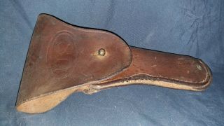 Warren Leather Goods Ww2 U.  S.  Military M1916 Leather M1911 Holster 45 Auto