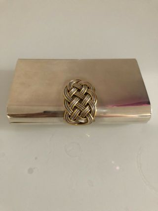 Tane Mexican Mexico Sterling Silver 925 And Gold Box