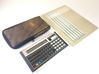 Vintage Hp Hewlett Parkard 71b Calculator 2x 4k Ram Module With Cards
