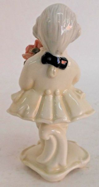 ANTIQUE KARL ENS GERMANY COLONIAL BOY WITH ROSES FIGURINE 2