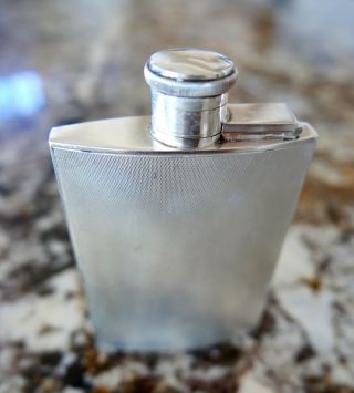 Antique Sterling Silver Liquor Flask From England