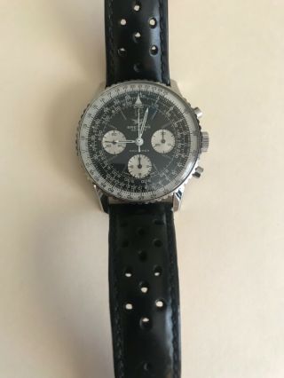 Vintage Breitling Navitimer Chronograph 806 Mens Watch Second Owner 1970