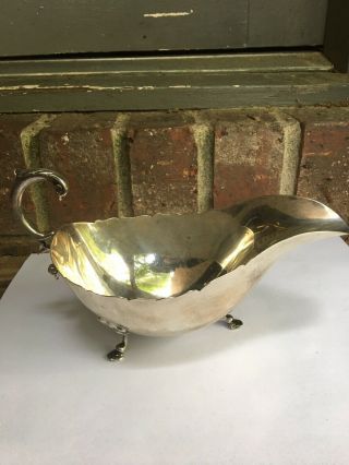 Ellmore Sterling Silver Gravy Boat Footed H131