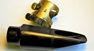 Rare OTTO LINK Slant Blank 7 hard rubber tenor sax mouthpiece 3