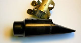 Rare OTTO LINK Slant Blank 7 hard rubber tenor sax mouthpiece 4