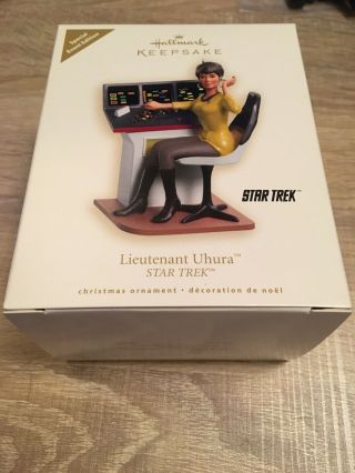 Hallmark Star Trek 2009 Gold Lieutenant Uhura Colorway,  Rare - Limited To 450