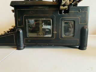 Antique Vintage Royal Model 10 Typewriter w/Beveled Glass Sides x - 220380 4