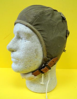 Us Army Air Corps Aviation Cadet Flying Helmet - Type A - 9 Large