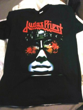 Vintage Judas Priest World Tour 1978 - 1979 T - Shirt Size L