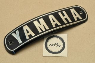 Vintage Yamaha 1972 Ds7 1970 - 1972 R5 R5b R5c Left Gas Tank Badge Emblem 1