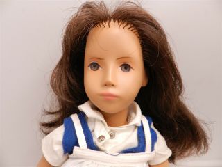 1960s German Sasha Gotz Serie Doll Brunette Slate Eyes 16 1/2 "